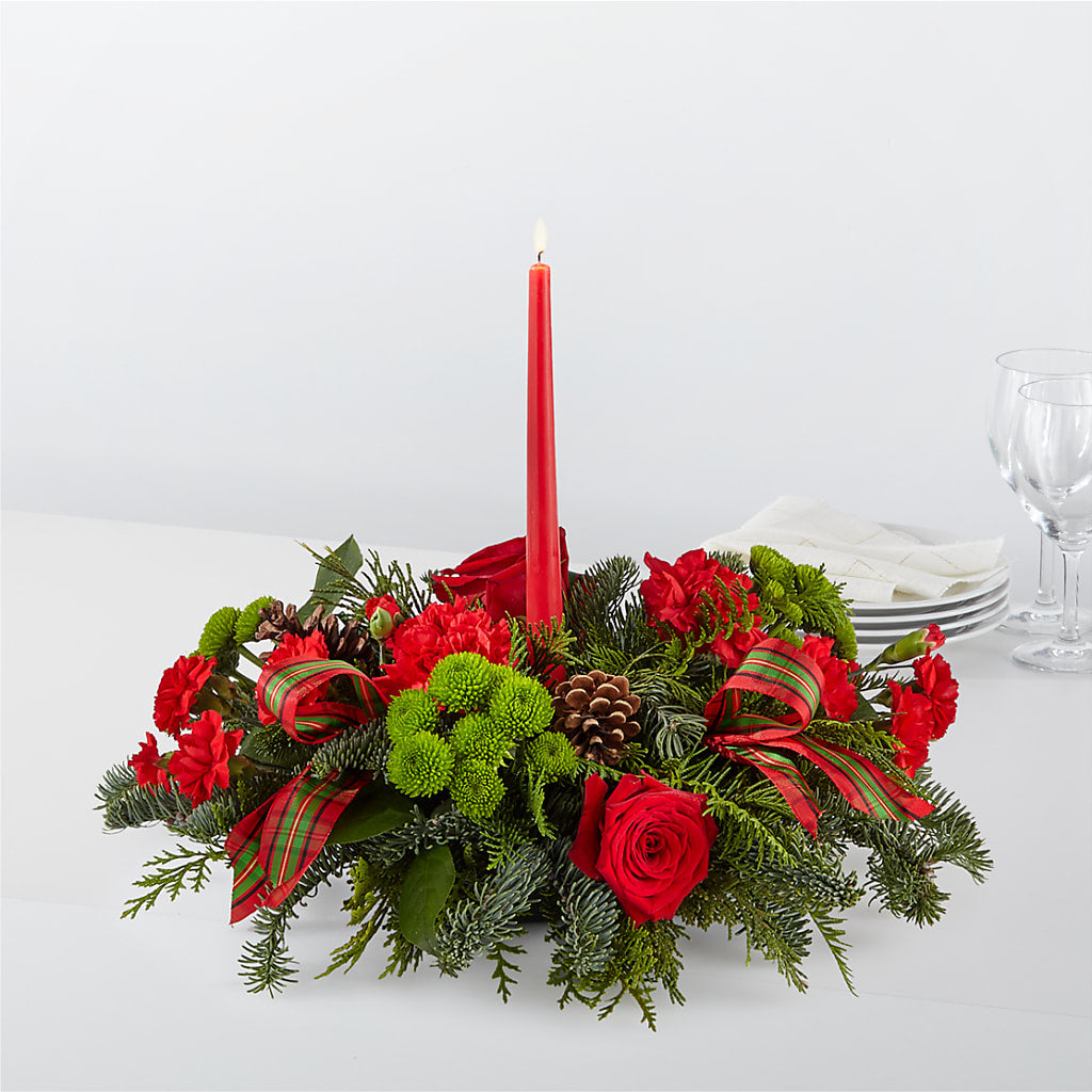 By the Candlelight Centerpiece – Lasting Impressions Flowers Llc, Flemingsburg KY