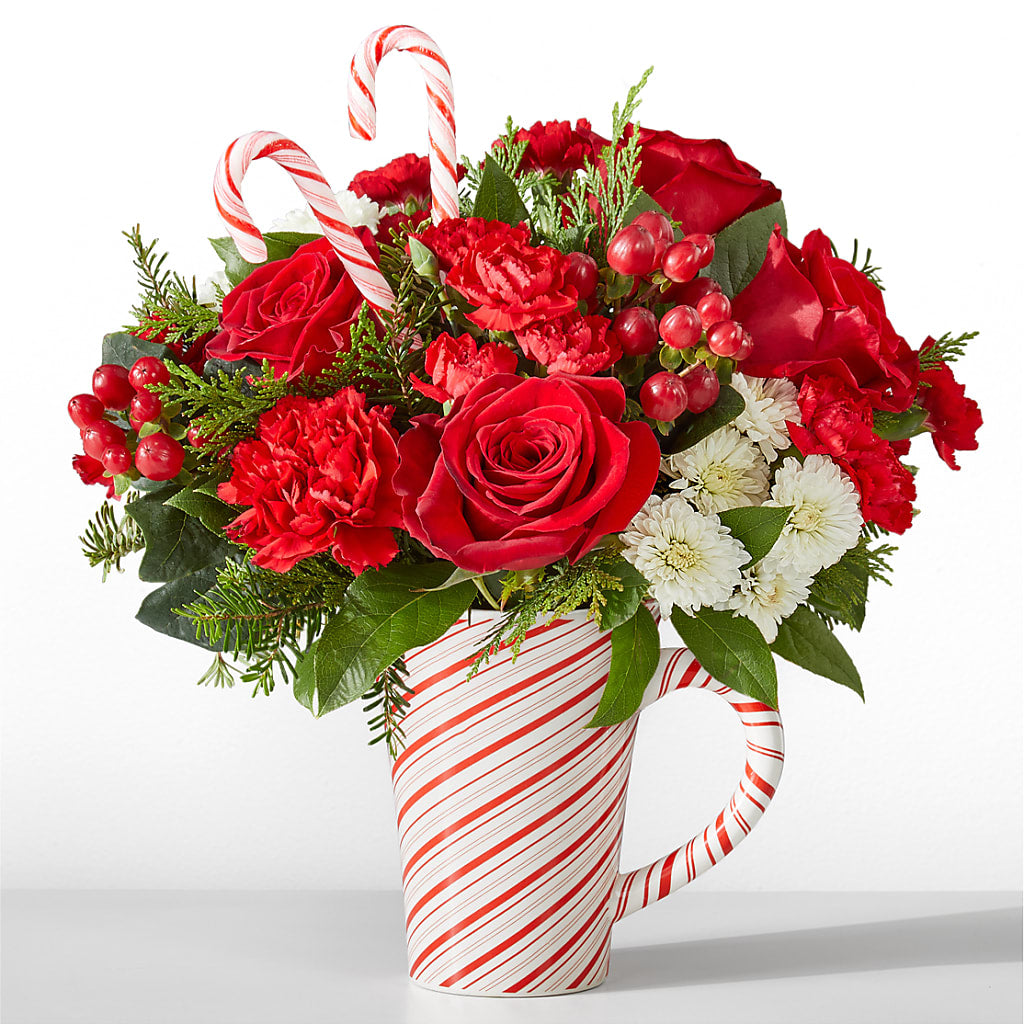 Peppermint Swirl Mug – Lasting Impressions Flowers Llc, Flemingsburg KY