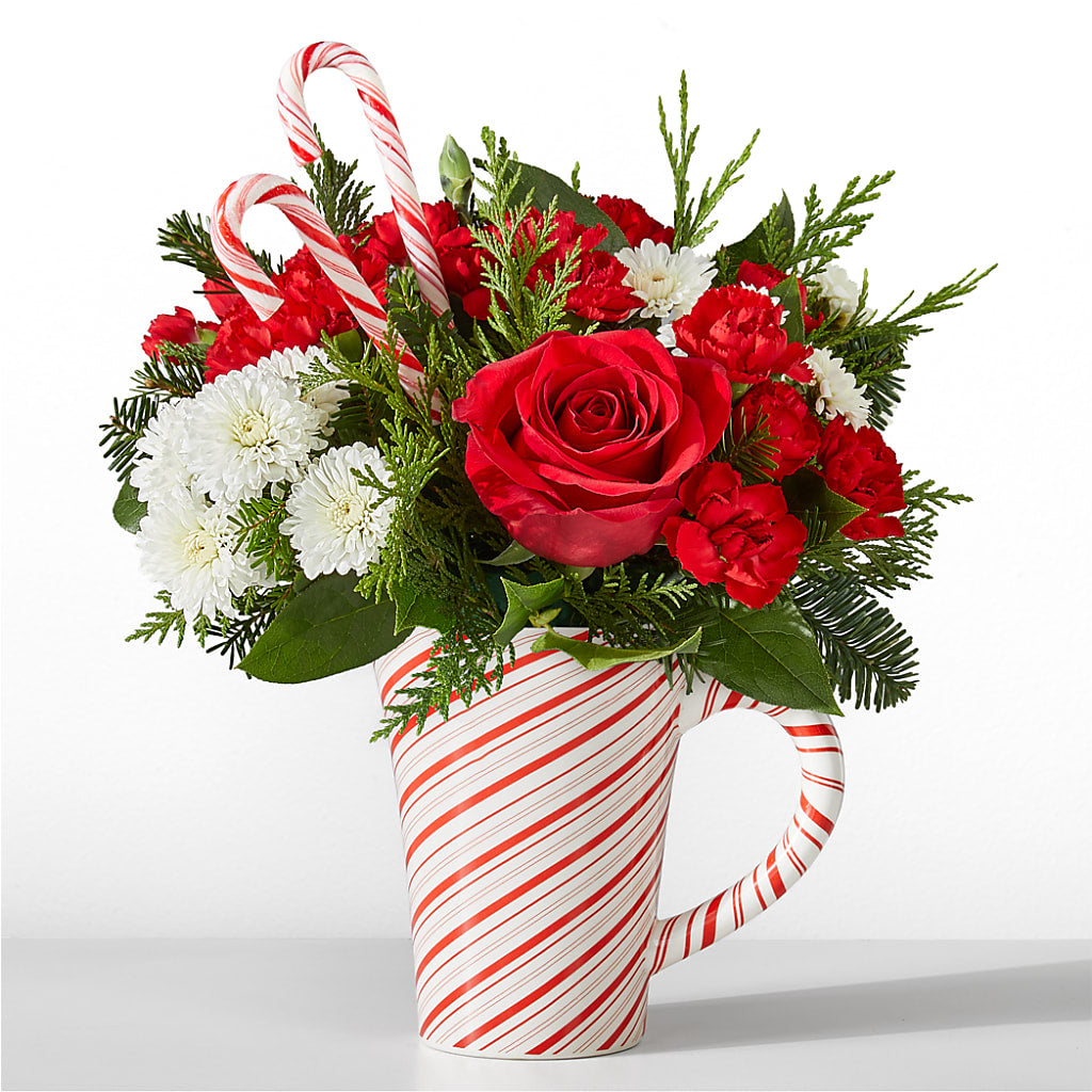 Peppermint Swirl Mug – Lasting Impressions Flowers Llc, Flemingsburg KY