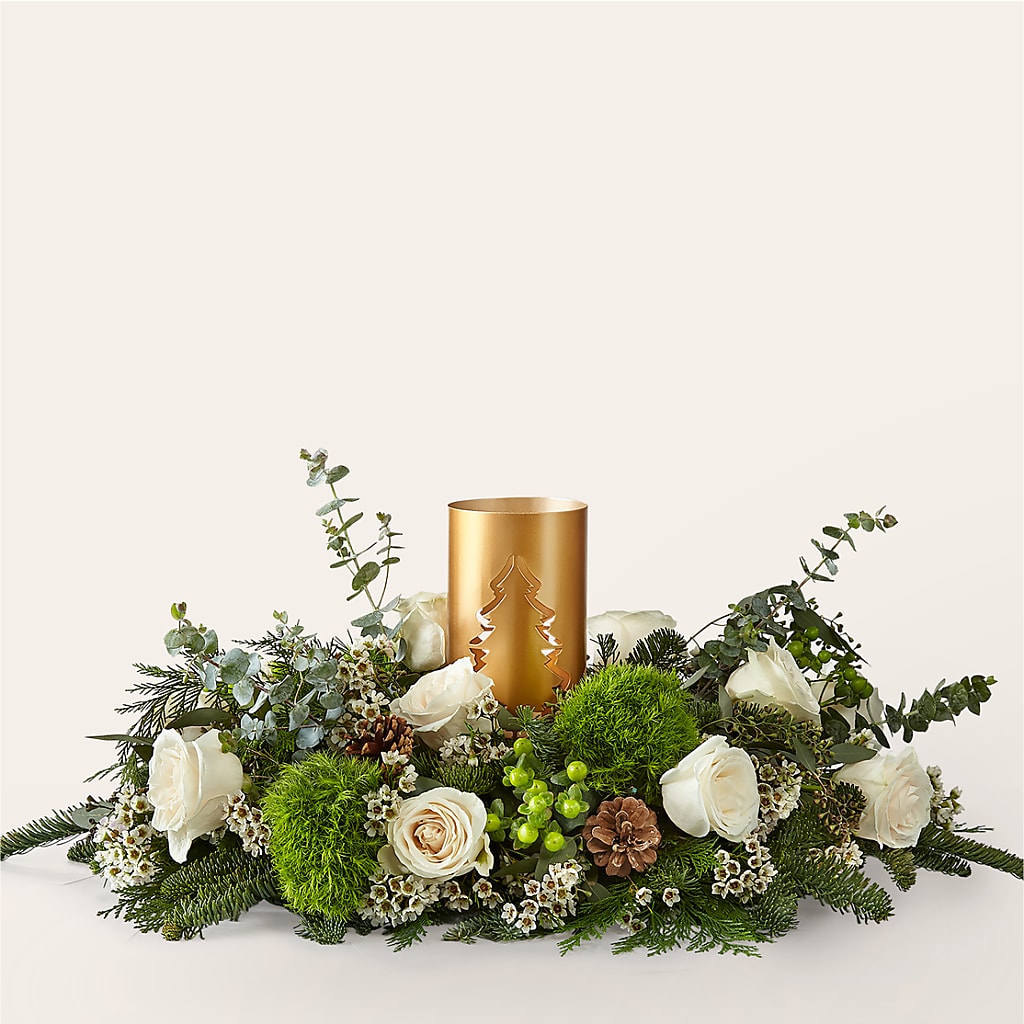 Chestnuts Roasting Centerpiece – Lasting Impressions Flowers Llc, Flemingsburg KY