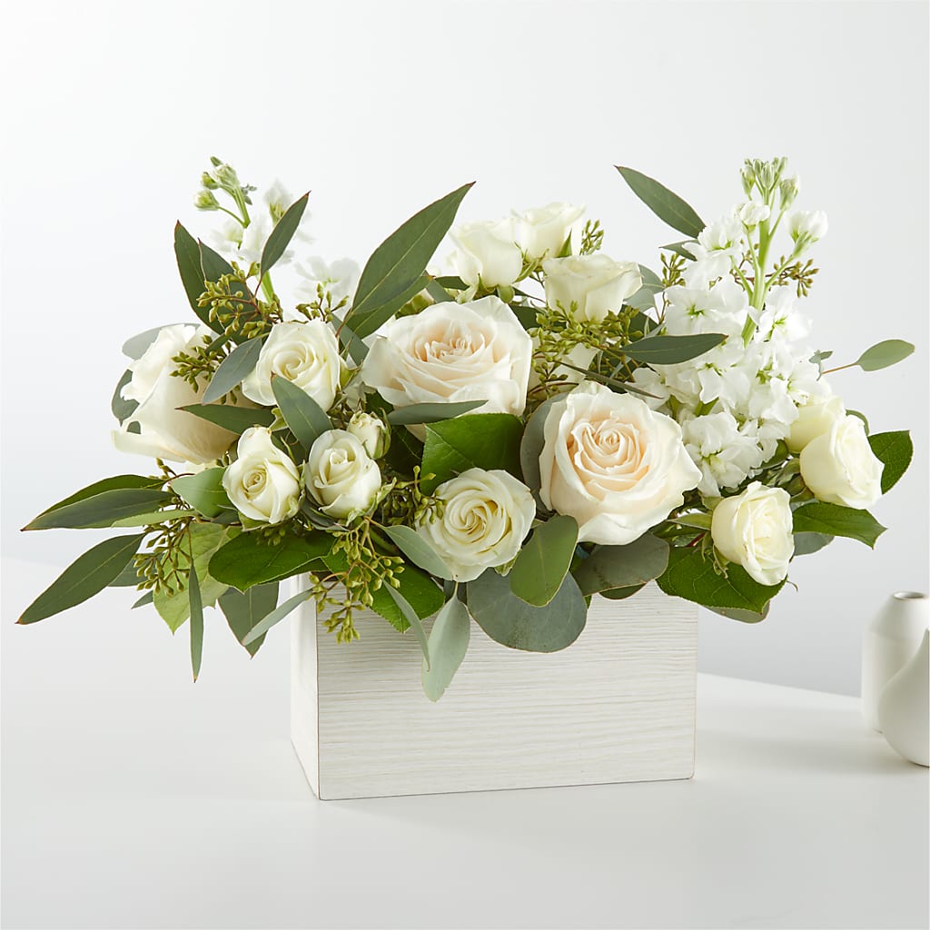 Fresh Linen Box Bouquet – Lasting Impressions Flowers Llc, Flemingsburg KY