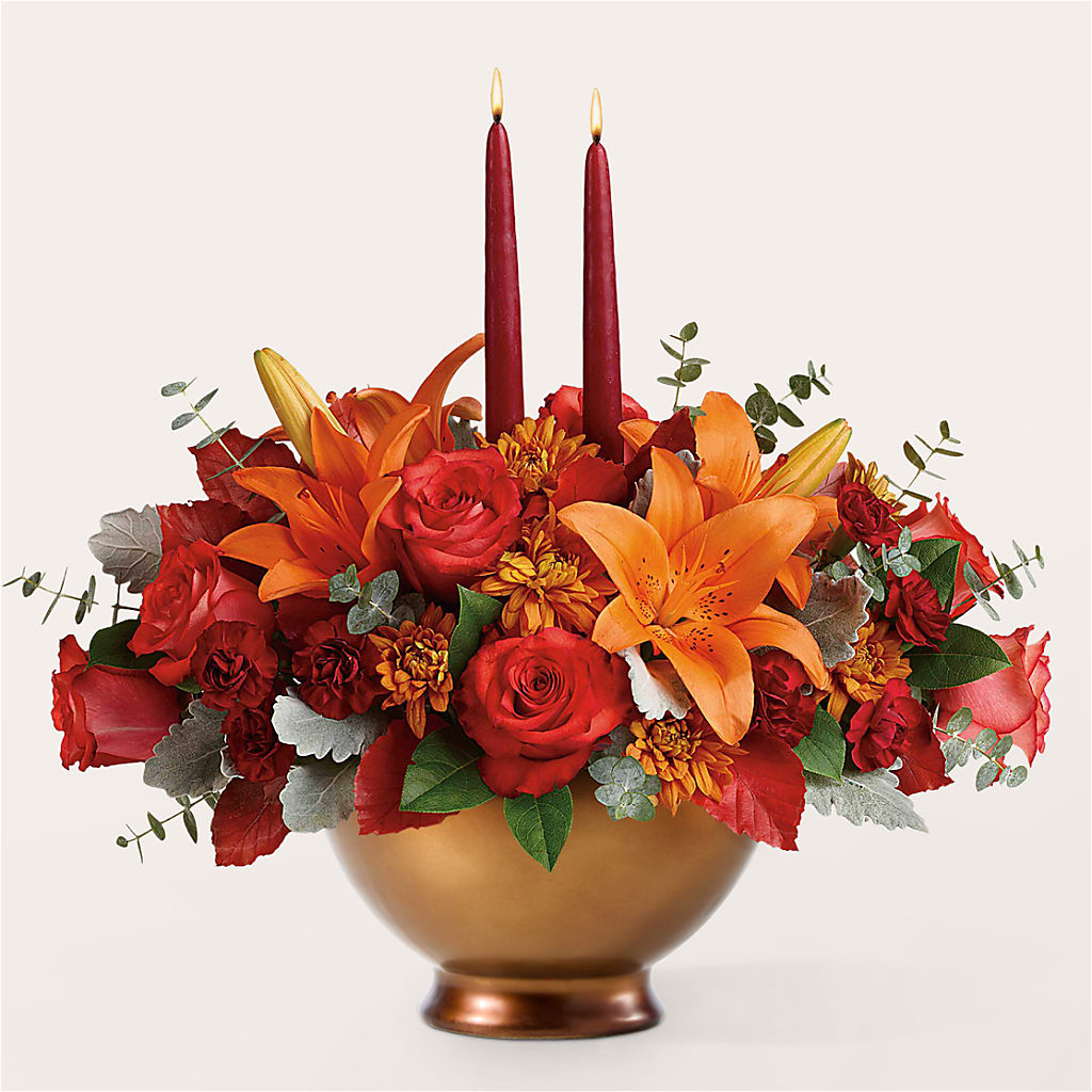 Fruits of Fall Centerpiece – Lasting Impressions Flowers Llc, Flemingsburg KY