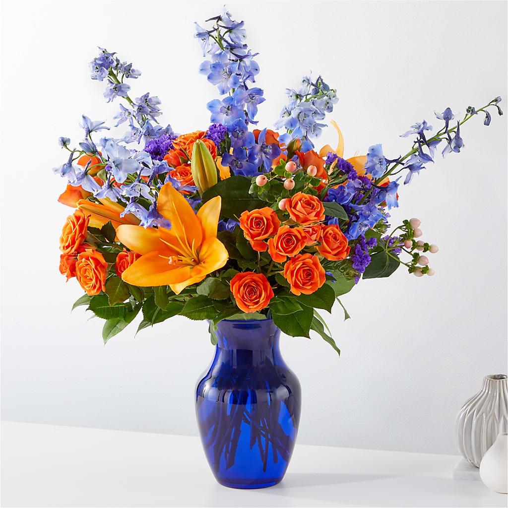 Radiant Citrus Bouquet – Lasting Impressions Flowers Llc, Flemingsburg KY