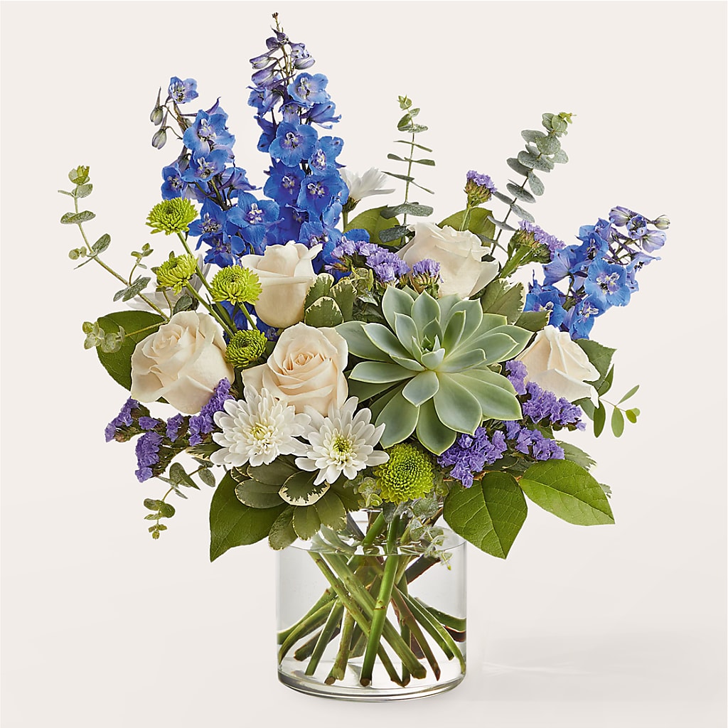 Cerulean Waves Bouquet – Lasting Impressions Flowers Llc, Flemingsburg KY