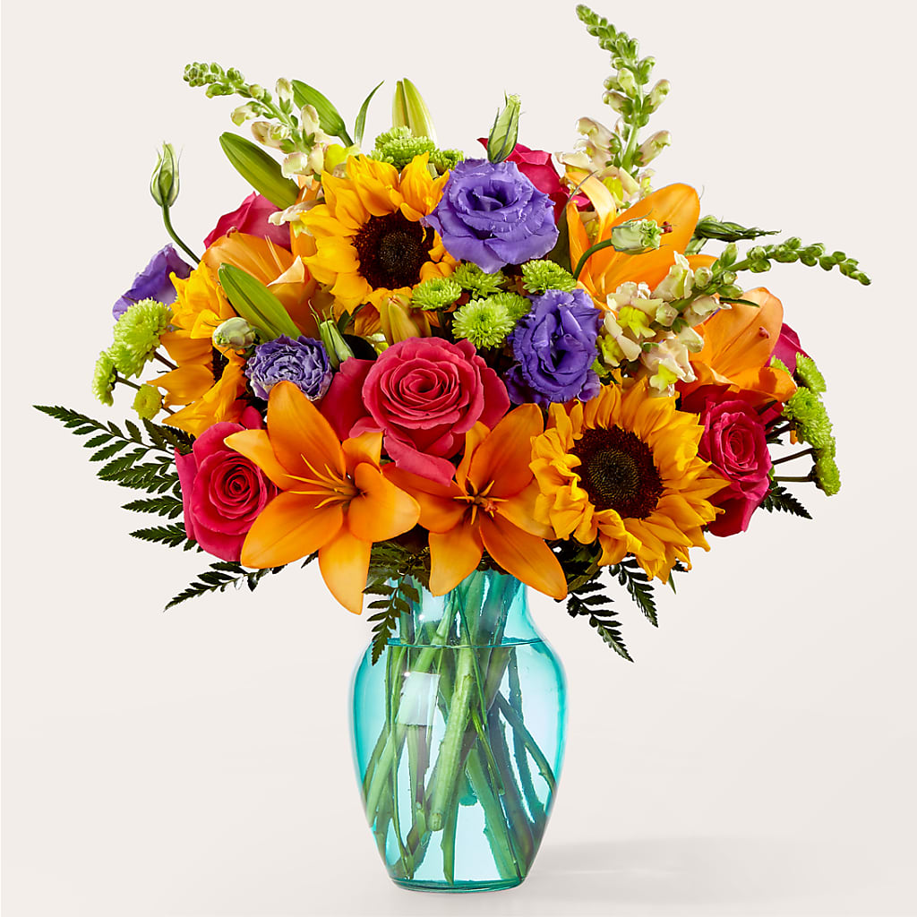 Double Rainbow Bouquet – Lasting Impressions Flowers Llc, Flemingsburg KY