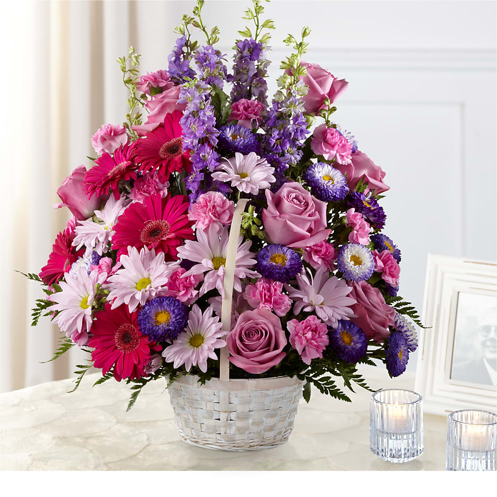 Pastel Peace Basket – Lasting Impressions Flowers Llc, Flemingsburg KY