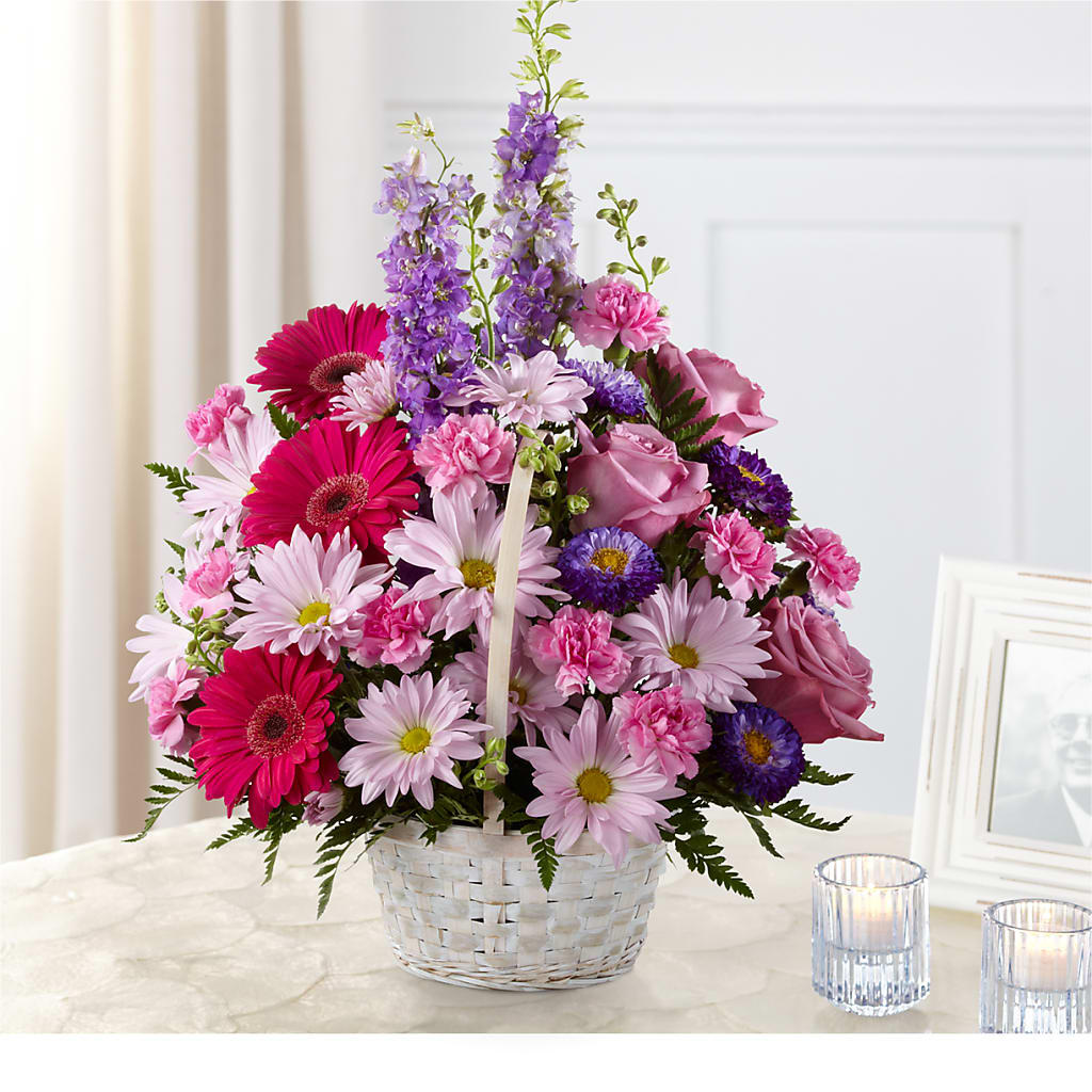 Pastel Peace Basket – Lasting Impressions Flowers Llc, Flemingsburg KY