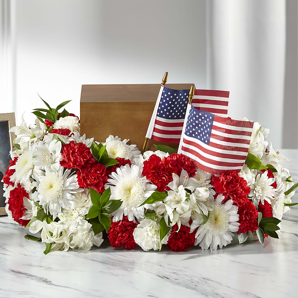 Spirit of Patriotism Cremation Adornment – Lasting Impressions Flowers Llc, Flemingsburg KY