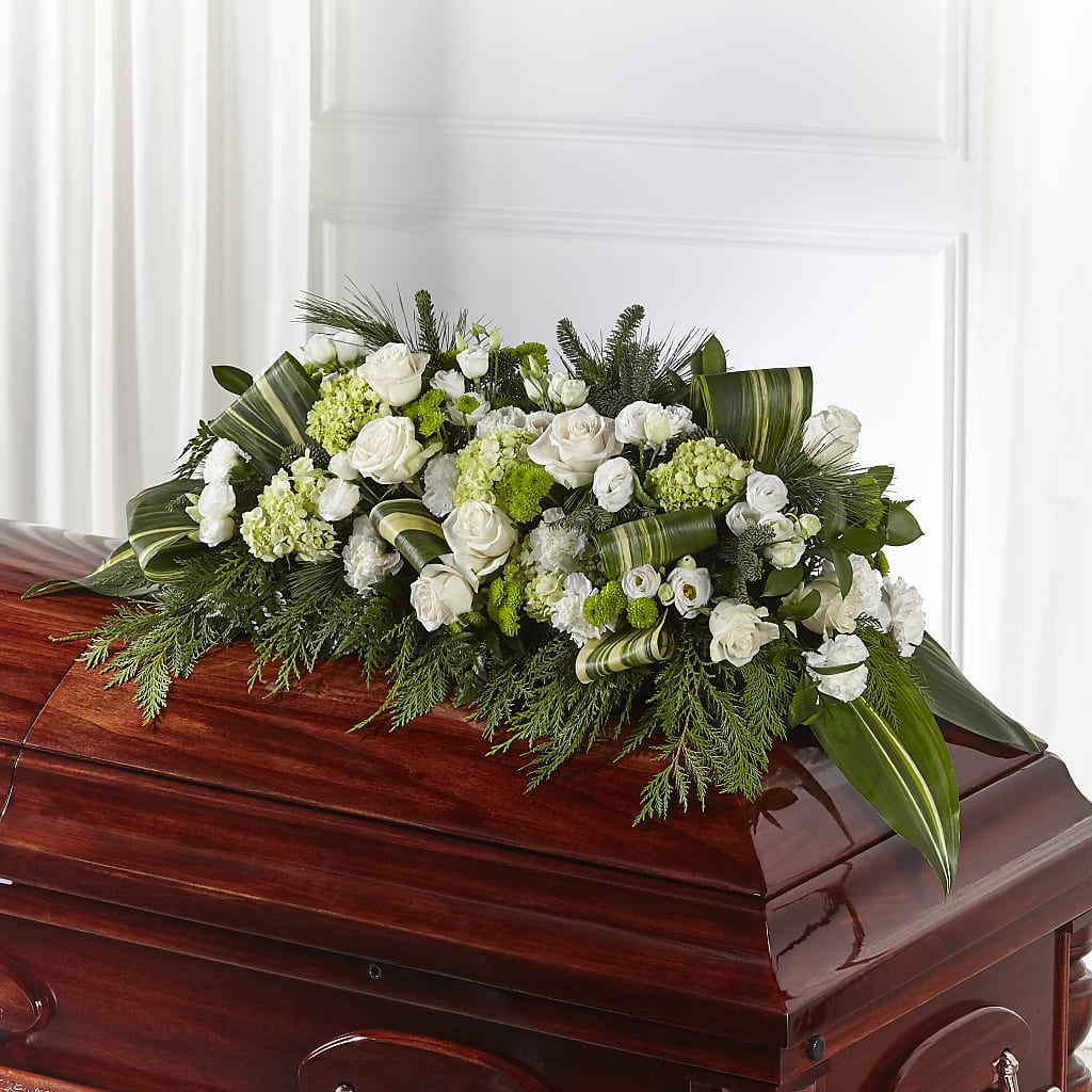 Hopeful Gesture Casket Spray – Lasting Impressions Flowers Llc, Flemingsburg KY