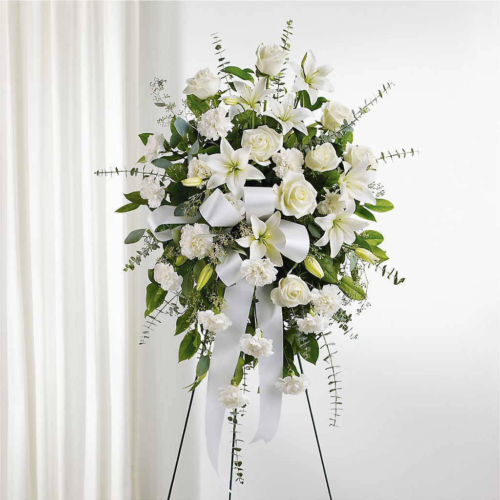 With Care Standing Spray – Lasting Impressions Flowers Llc, Flemingsburg KY