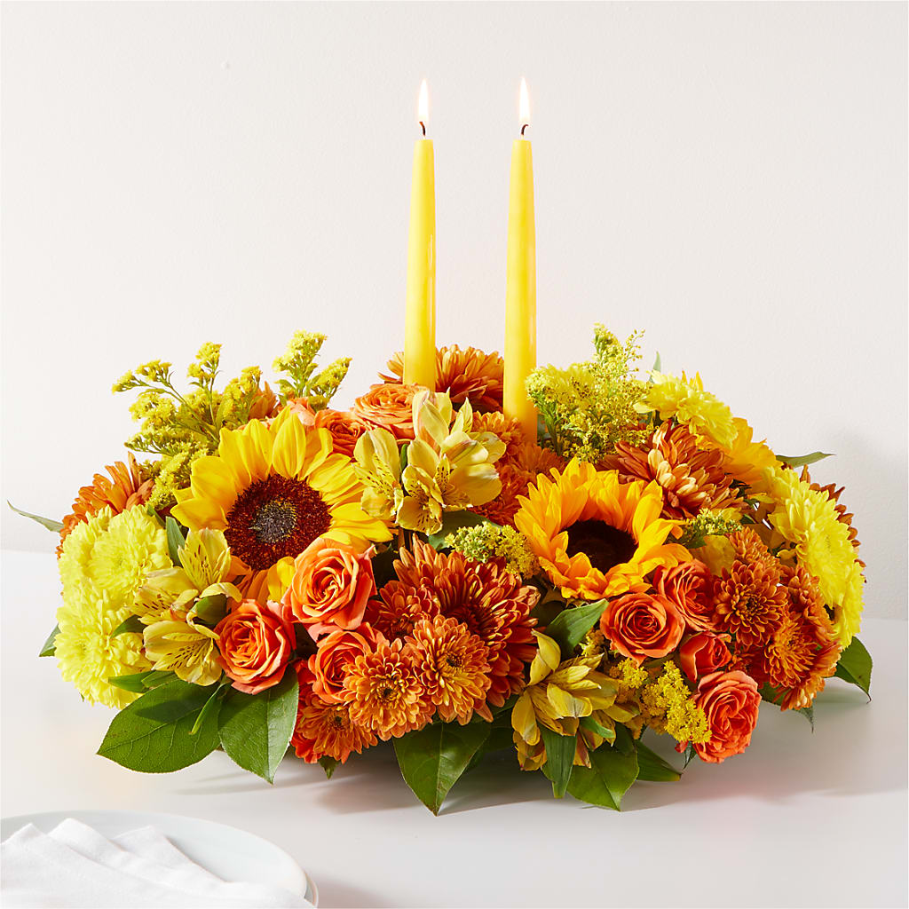 Autumn Harmony Centerpiece – Lasting Impressions Flowers Llc, Flemingsburg KY