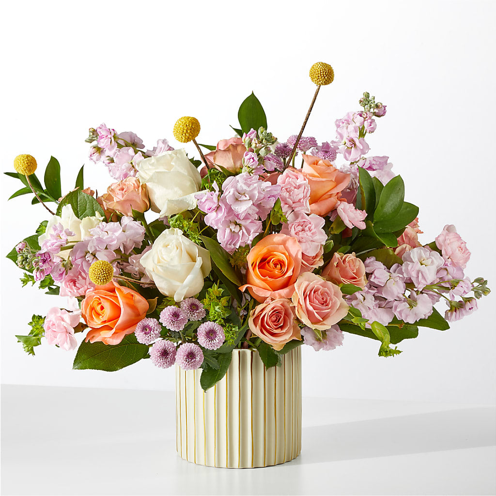 French Market Bouquet with Ivory Vase – Lasting Impressions Flowers Llc, Flemingsburg KY