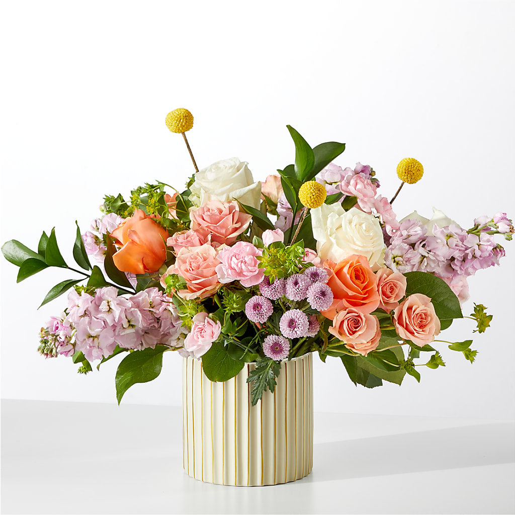 French Market Bouquet with Ivory Vase – Lasting Impressions Flowers Llc, Flemingsburg KY
