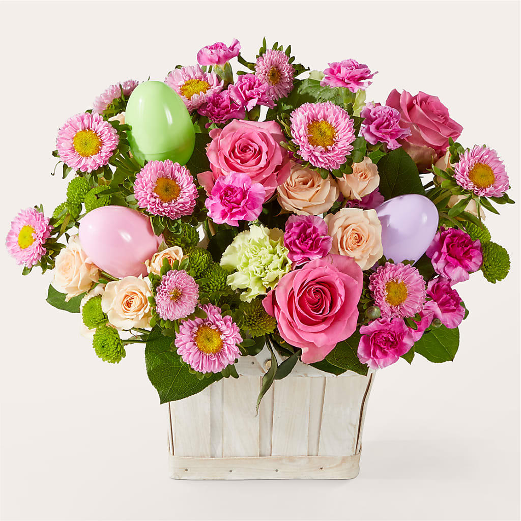 Get Eggcited Basket – Lasting Impressions Flowers Llc, Flemingsburg KY