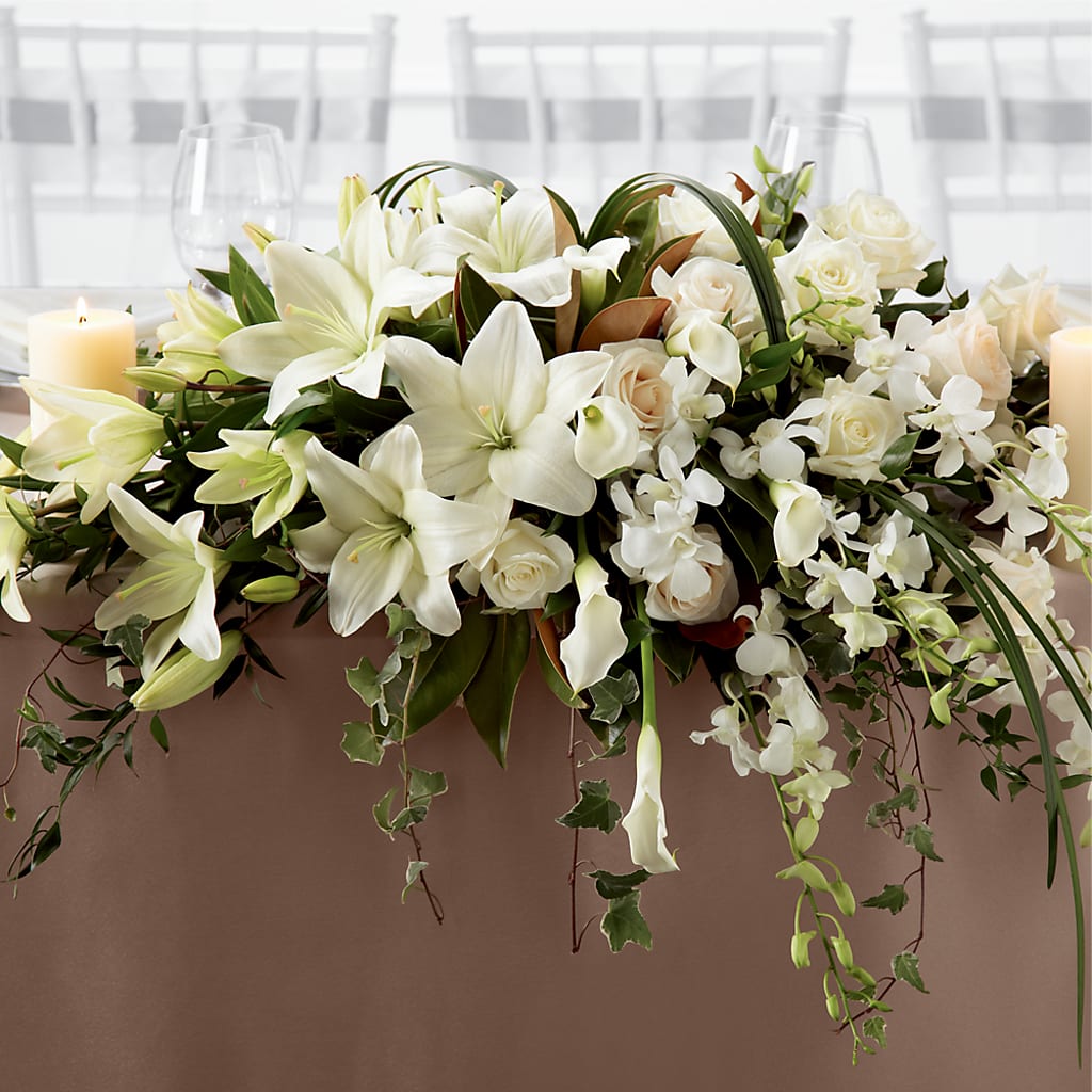 White Linen Arrangement – Lasting Impressions Flowers Llc, Flemingsburg KY