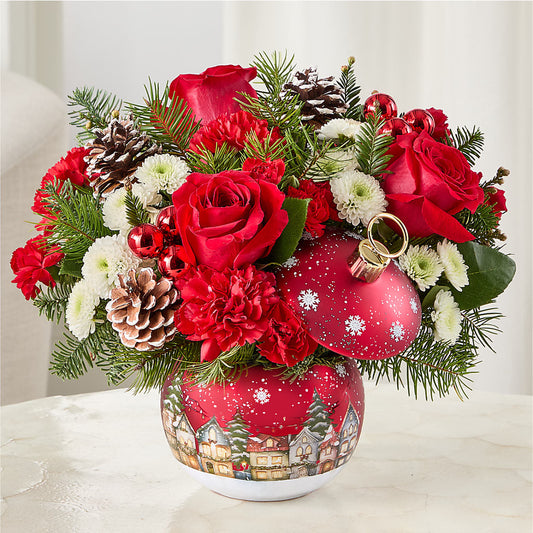 Christmas Carols Ornament –  Lasting Impressions Flowers Llc, Flemingsburg KY