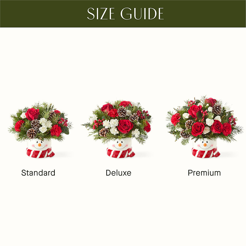 Jolly Snowman Bouquet –  Lasting Impressions Flowers Llc, Flemingsburg KY