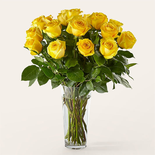 Long Stem Yellow Rose Bouquet –  Lasting Impressions Flowers Llc, Flemingsburg KY