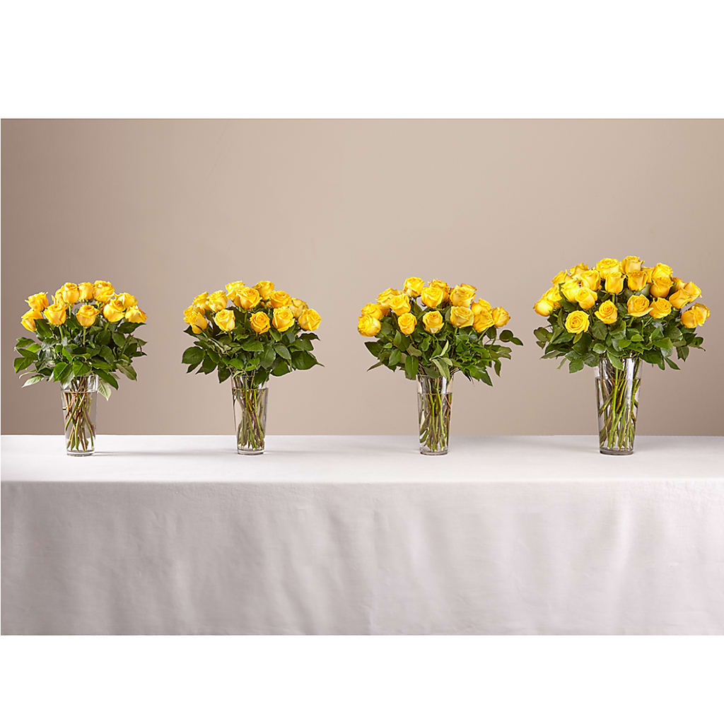 Long Stem Yellow Rose Bouquet –  Lasting Impressions Flowers Llc, Flemingsburg KY