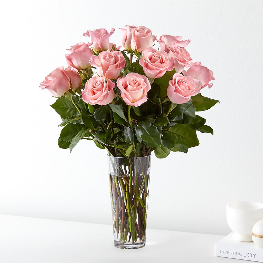 Long Stem Pink Rose Bouquet –  Lasting Impressions Flowers Llc, Flemingsburg KY