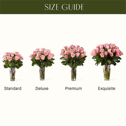 Long Stem Pink Rose Bouquet –  Lasting Impressions Flowers Llc, Flemingsburg KY