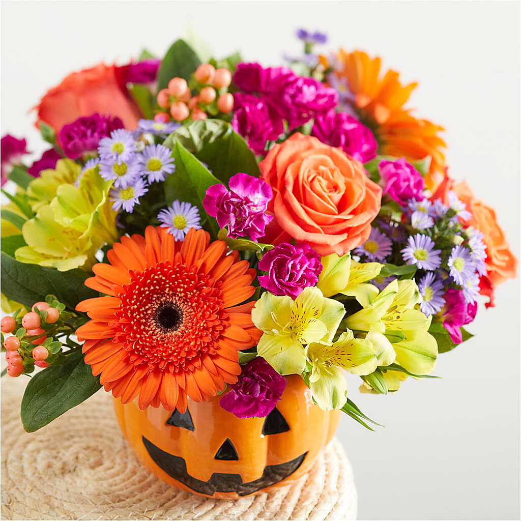 Tricks & Treats Pumpkin –  Lasting Impressions Flowers Llc, Flemingsburg KY