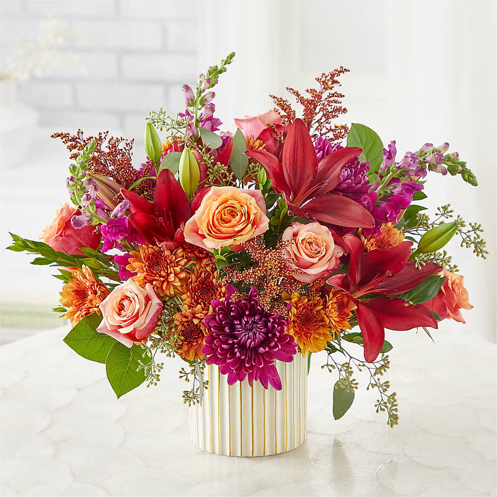Burgundy Landscape Bouquet –  Lasting Impressions Flowers Llc, Flemingsburg KY