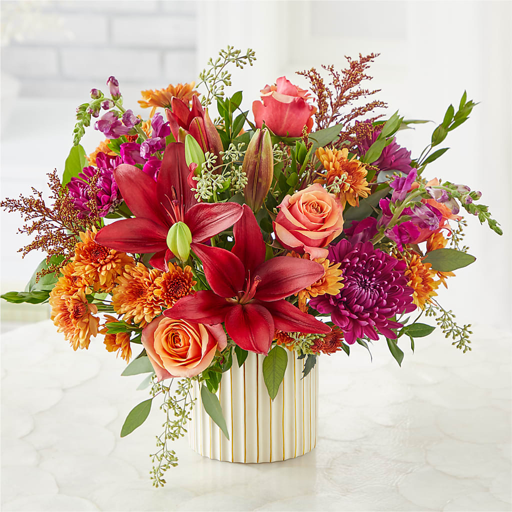 Burgundy Landscape Bouquet –  Lasting Impressions Flowers Llc, Flemingsburg KY