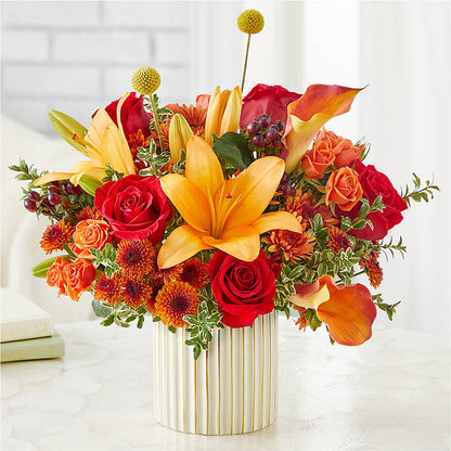Scarlet Skies Bouquet –  Lasting Impressions Flowers Llc, Flemingsburg KY