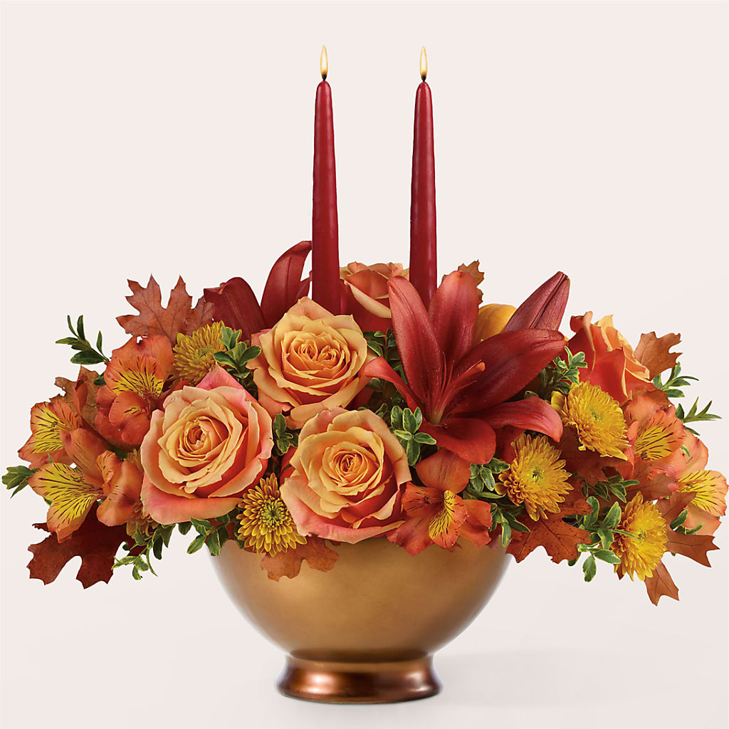 Harvest Table Centerpiece –  Lasting Impressions Flowers Llc, Flemingsburg KY