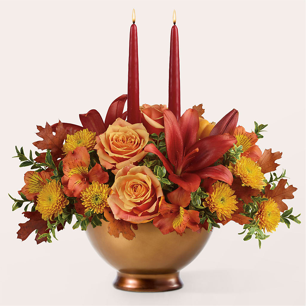 Harvest Table Centerpiece –  Lasting Impressions Flowers Llc, Flemingsburg KY