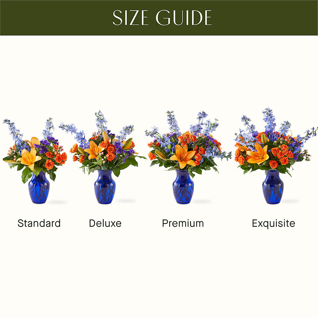 Radiant Citrus Bouquet –  Lasting Impressions Flowers Llc, Flemingsburg KY