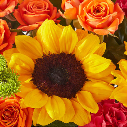 Sun-drenched Blooms Box Bouquet –  Lasting Impressions Flowers Llc, Flemingsburg KY