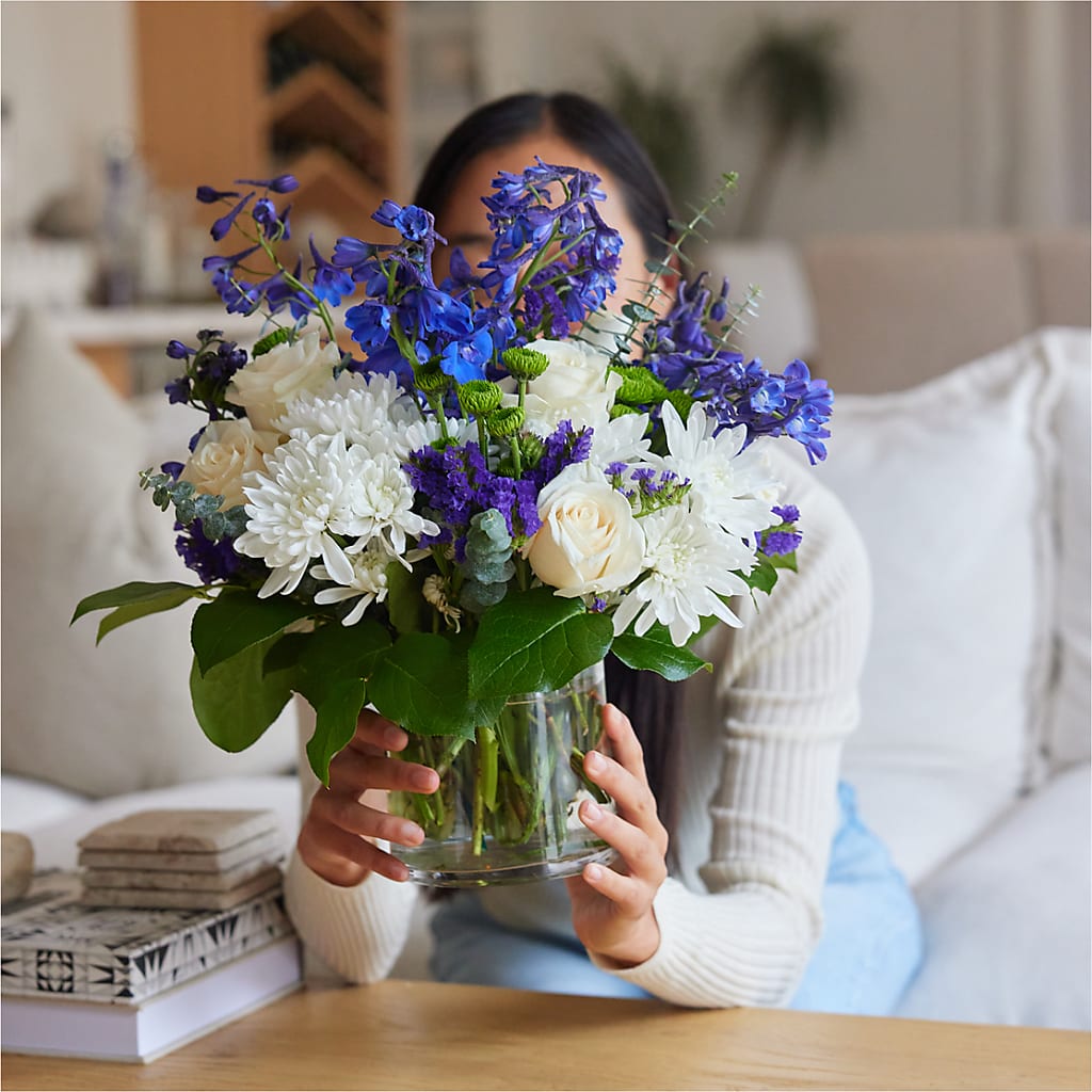 Cerulean Waves Bouquet –  Lasting Impressions Flowers Llc, Flemingsburg KY