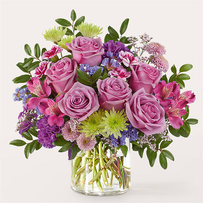 Glass Half Full Bouquet –  Lasting Impressions Flowers Llc, Flemingsburg KY