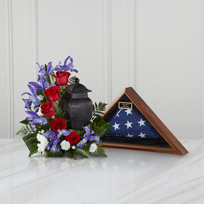 Patriotic Tribute Arrangement –  Lasting Impressions Flowers Llc, Flemingsburg KY