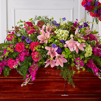 Radiant Tribute Casket Spray –  Lasting Impressions Flowers Llc, Flemingsburg KY