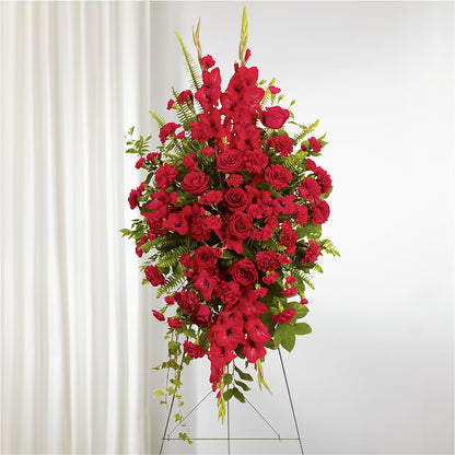 From the Heart Standing Spray –  Lasting Impressions Flowers Llc, Flemingsburg KY