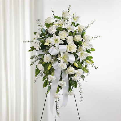 With Care Standing Spray –  Lasting Impressions Flowers Llc, Flemingsburg KY