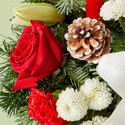 Seasonal Festivities Centerpiece –  Lasting Impressions Flowers Llc, Flemingsburg KY