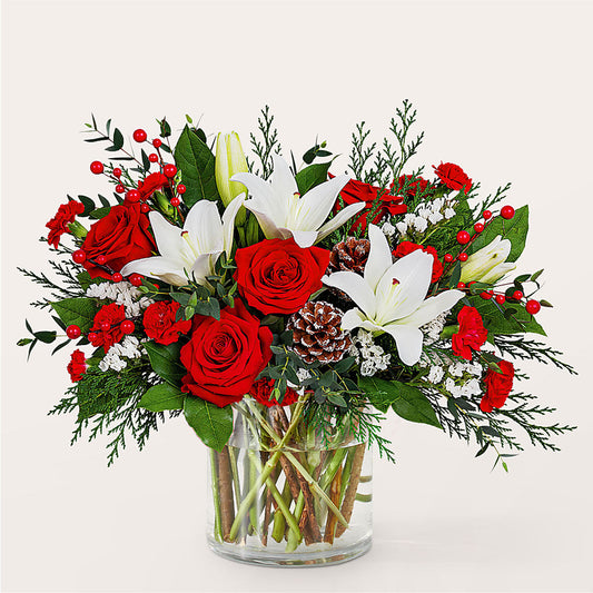 Best in Snow Bouquet –  Lasting Impressions Flowers Llc, Flemingsburg KY