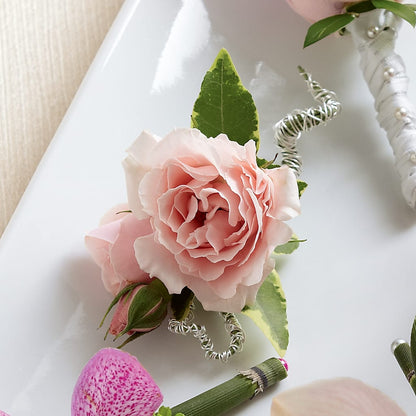 Pink Spray Rose Boutonniere –  Lasting Impressions Flowers Llc, Flemingsburg KY