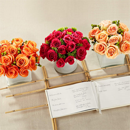 Dawn Rose Centerpiece –  Lasting Impressions Flowers Llc, Flemingsburg KY