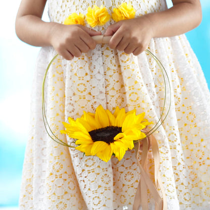 Sweet Sunshine Flower Girl Bouquet –  Lasting Impressions Flowers Llc, Flemingsburg KY