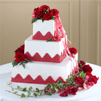 Forever Happiness Cake Decor –  Lasting Impressions Flowers Llc, Flemingsburg KY