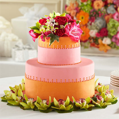 Sweet Citrus Cake Decor –  Lasting Impressions Flowers Llc, Flemingsburg KY